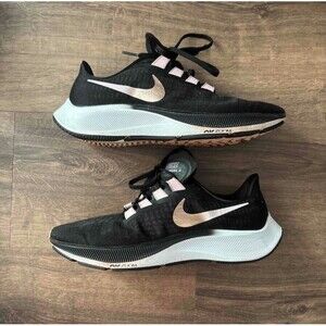 Women’s Nike Air Zoom Pegasus 37 Black Light Arctic Pink Size 9.5